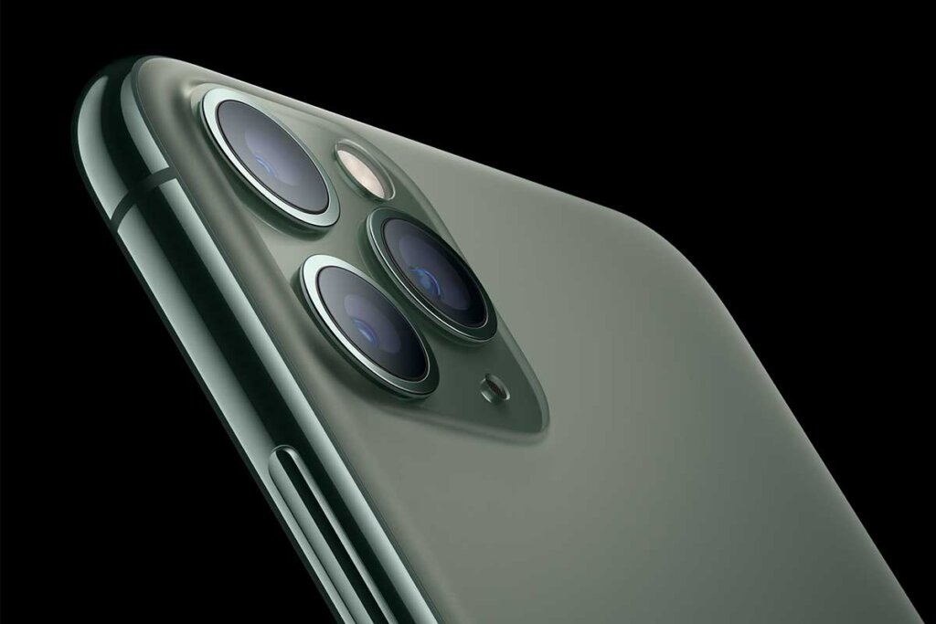 iphone 11 Pro baksida av matt glas