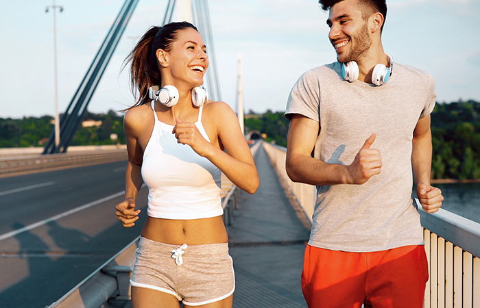 hörlurar för jogging