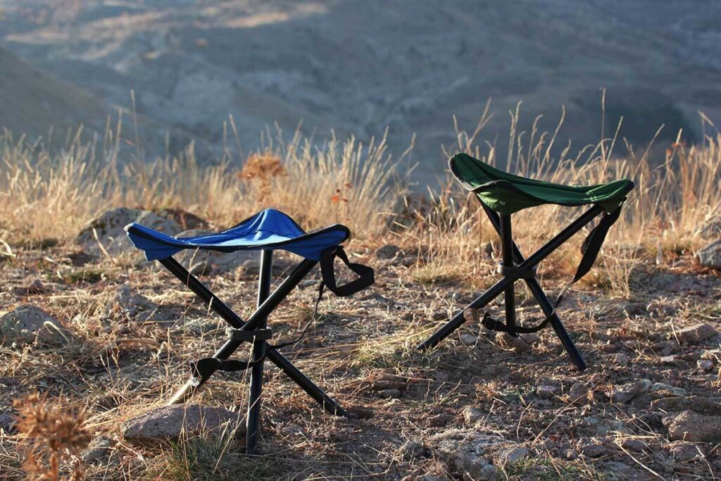 camping pall i berg