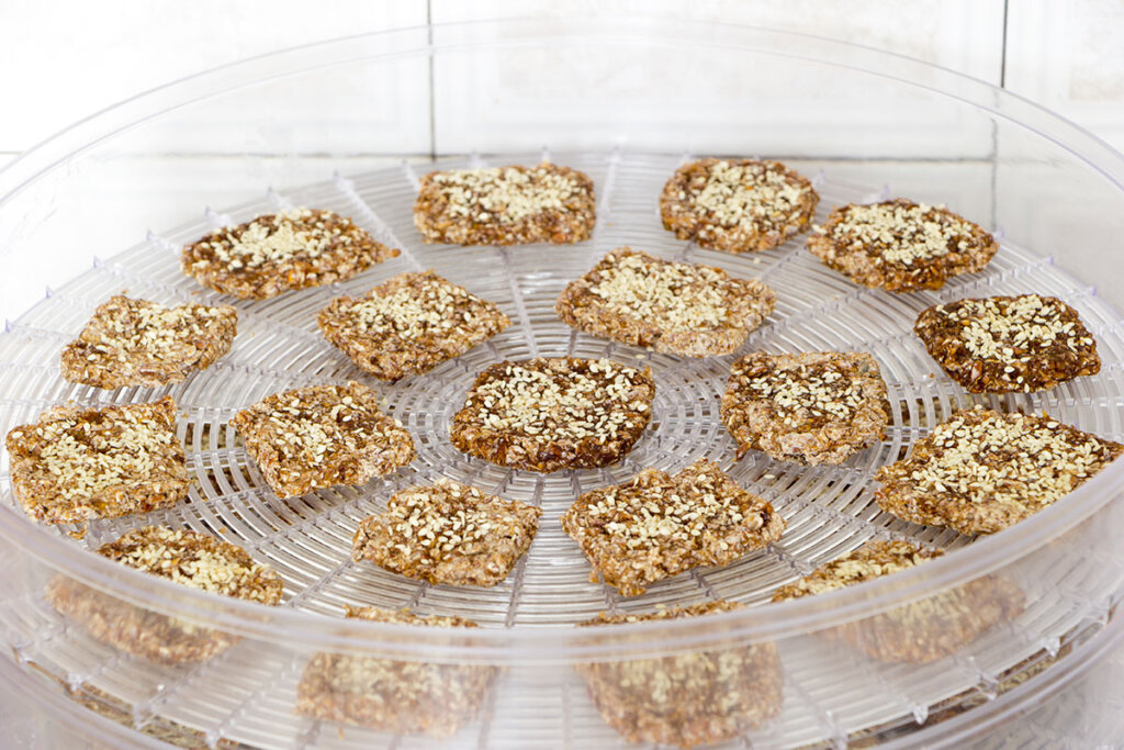 veganska kex i dehydrator