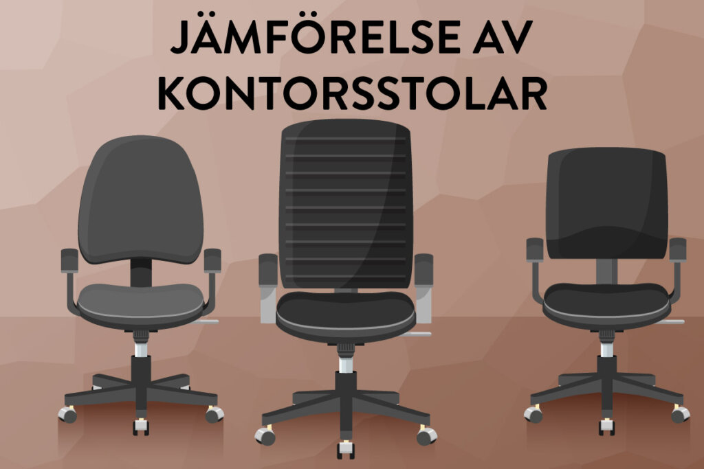 jaemfoerelse av kontorsstolar