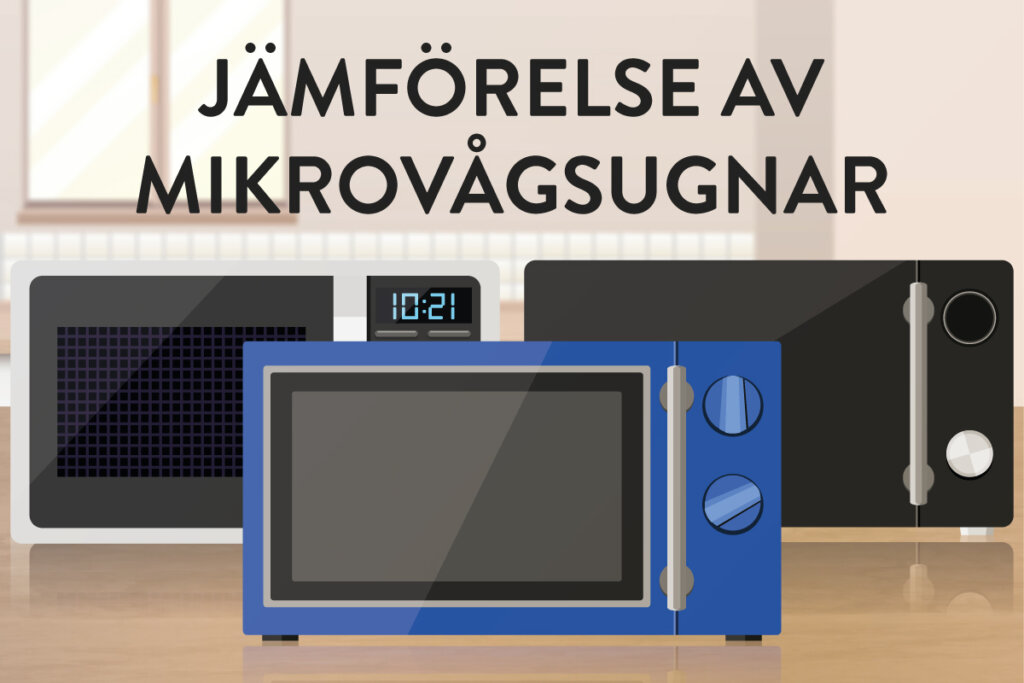 jaemfoerelse av mikrovagsugnar