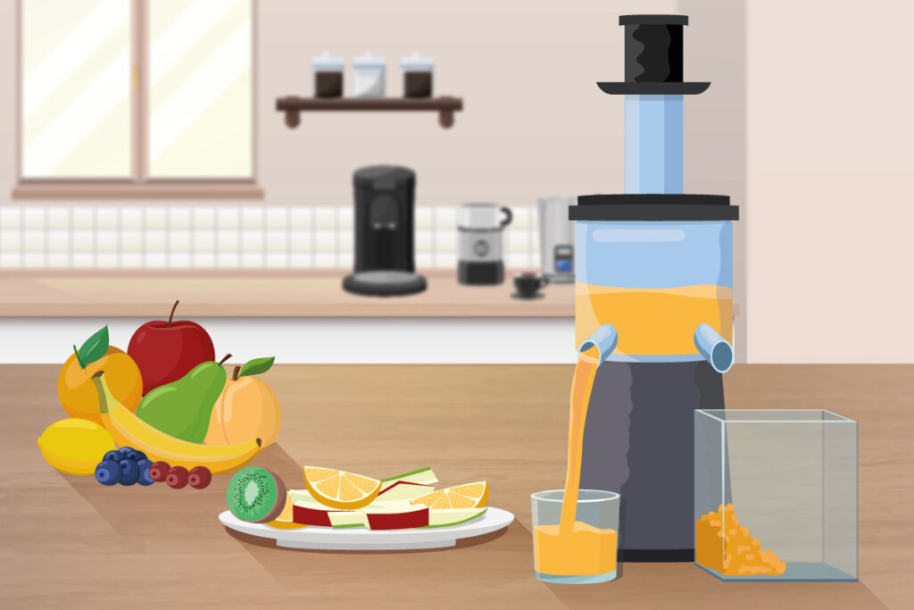 långsam juicer