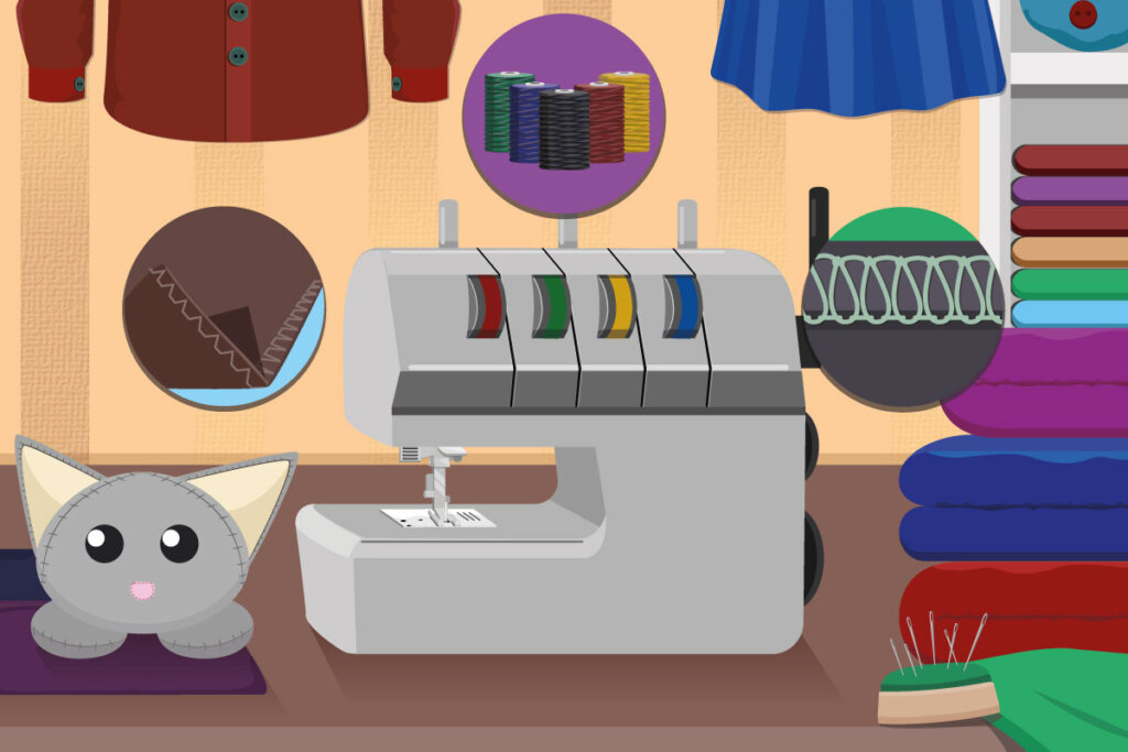 symaskin overlock maskin