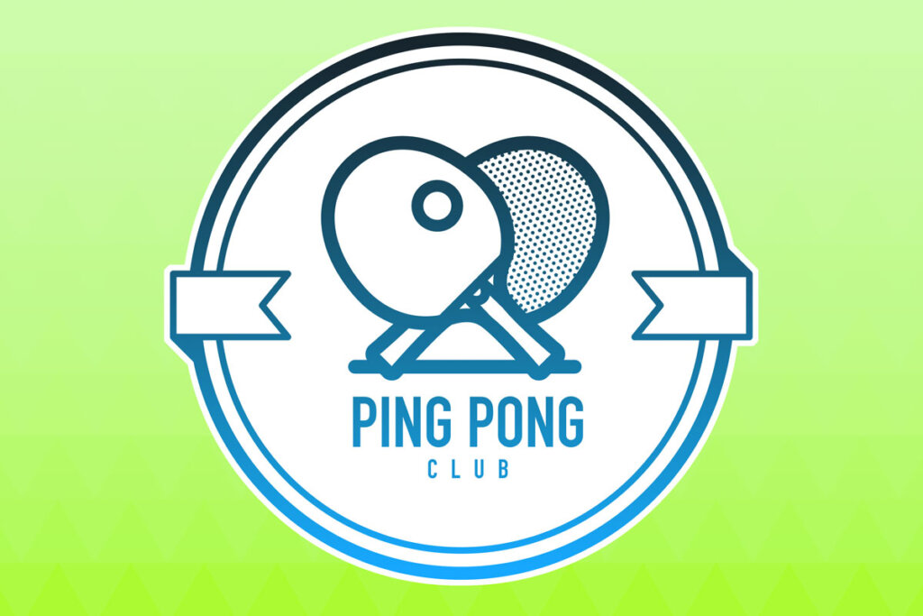 Logotyp för en bordtennisklubb