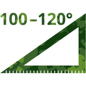 100 till 120 grader